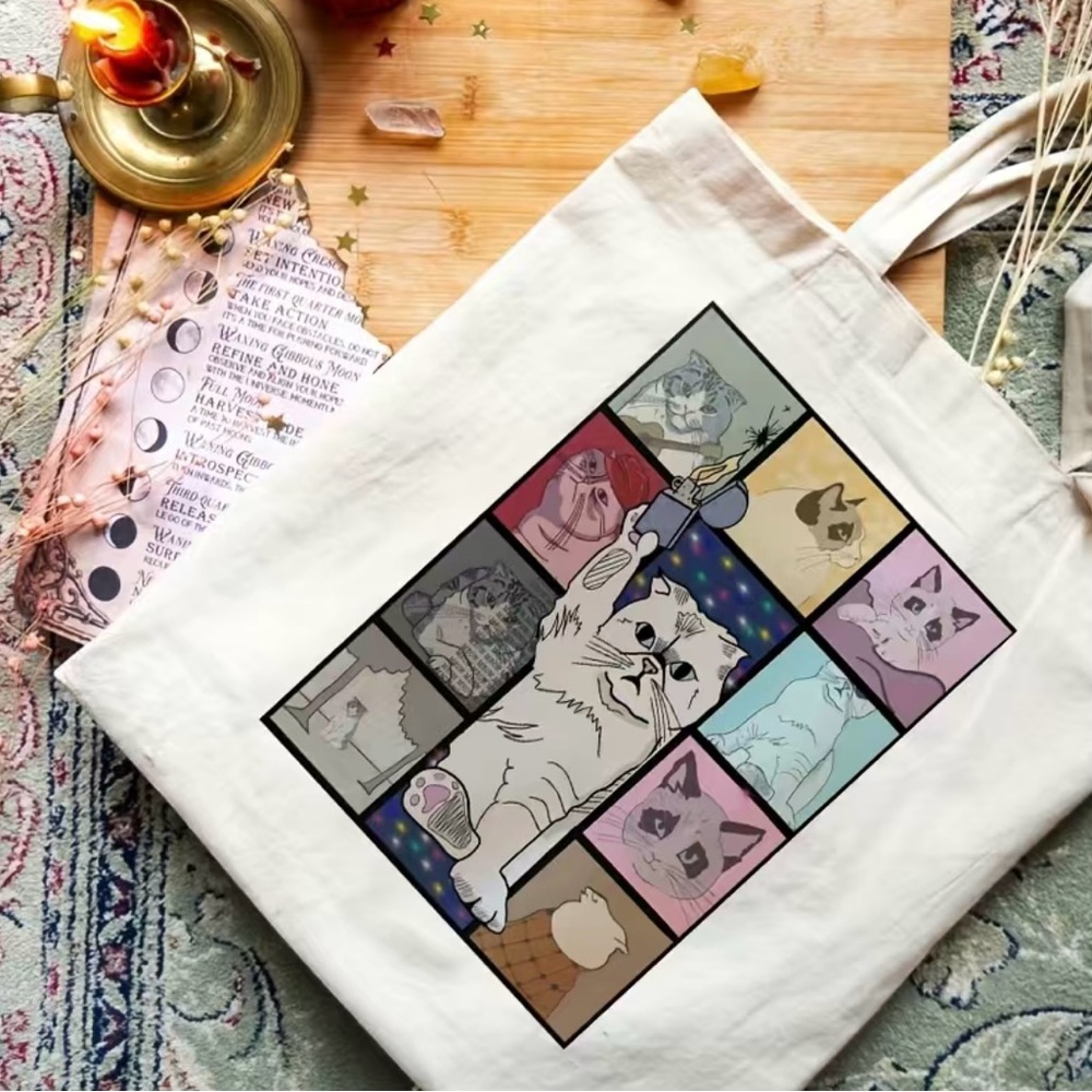 Taylor Swift Cats Eras Tour Tote Bag